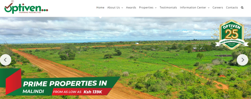 Optiven Limited has made a name for itself by transforming how Kenyans think about property ownership, especially when it comes to land investments.