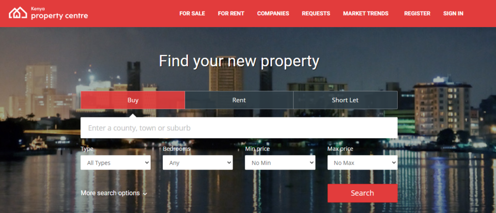 Securing a solid position on our list of the best property websites in Kenya is Kenya Property Centre (kenyapropertycentre.com), a platform that stands out for its comprehensive approach to real estate listings and market insights.